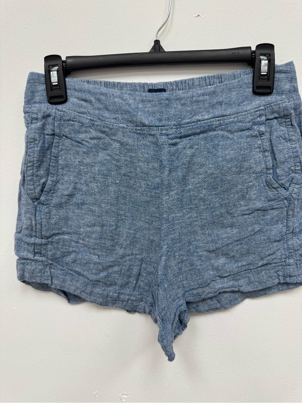 GAP Heathered Light Blue Athletic Shorts